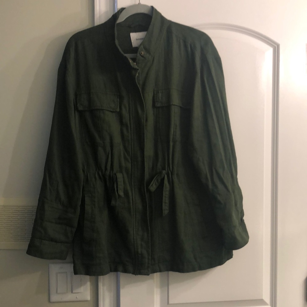 Old Navy linen utility jacket